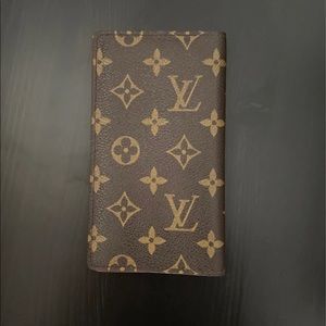 Louis Vuitton Monogram checkbook cover